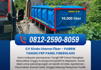 Tangki-FRP-Panel-Fiberglass-10000-Liter-di-Mojokerto