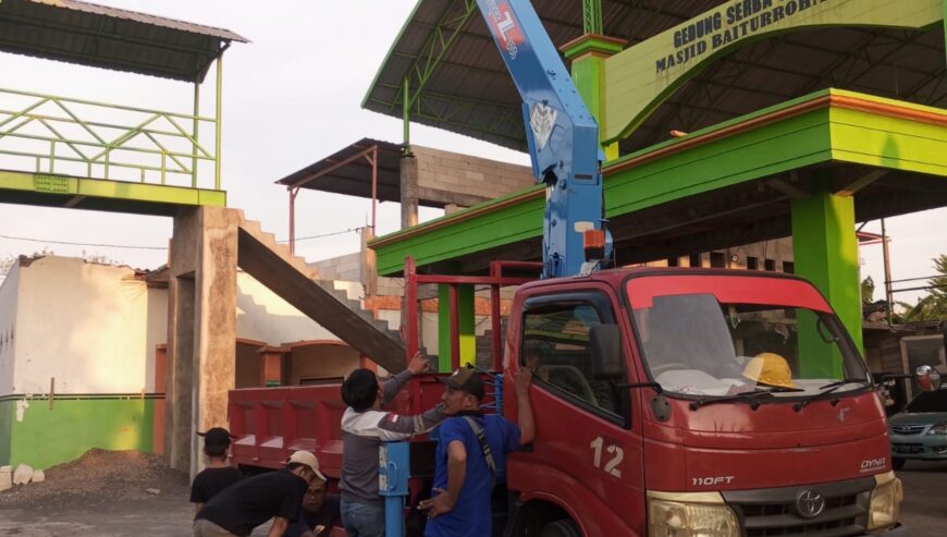 di jual Truck Crane £ ton 5 section