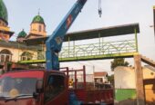 di jual Truck Crane £ ton 5 section