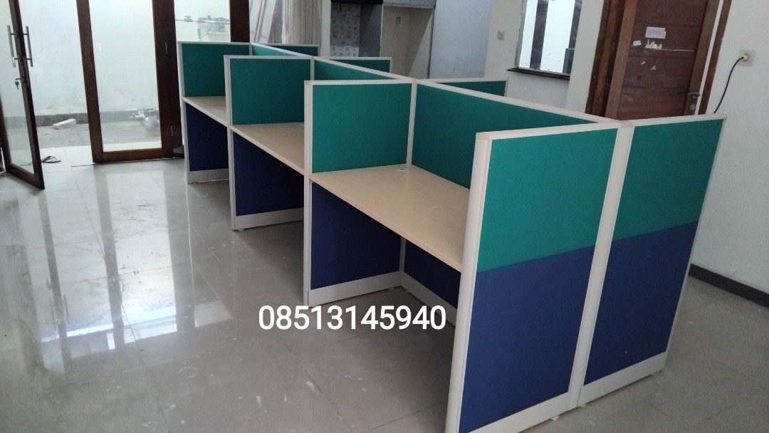 servis partisi kantor workstation