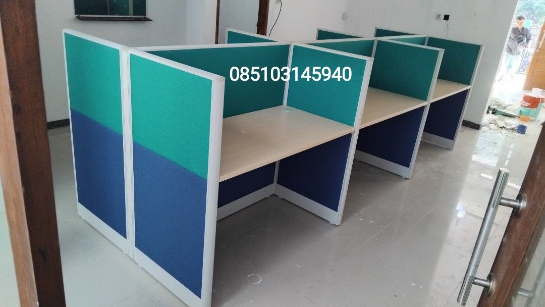 servis partisi kantor workstation