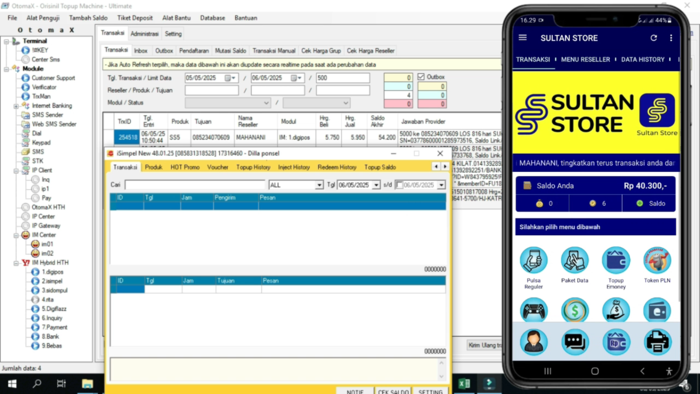 Server Pulsa Baru Bergaransi Bisa request Fitur