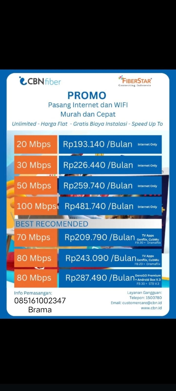 CBN Fiber Garut