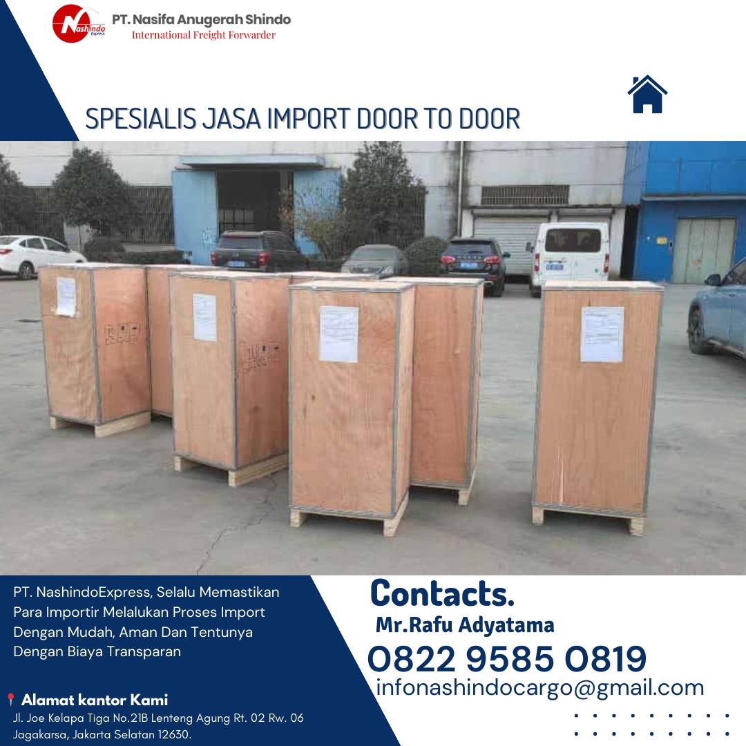 Jasa Import Mesin Terpercaya PT. Nashindo Express