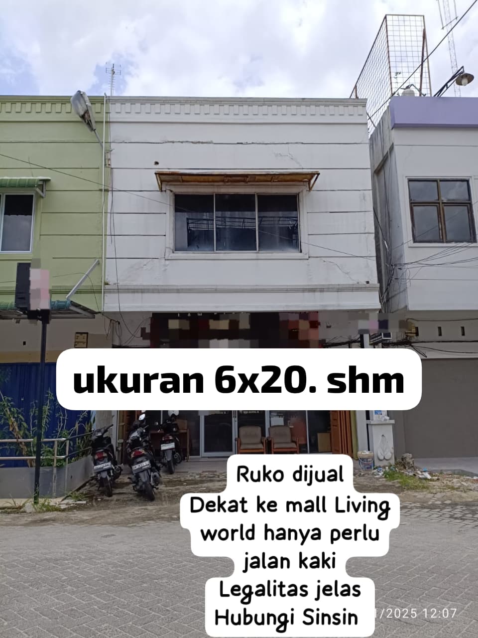 Ruko dekat mall bagus dan surat SHM jelas