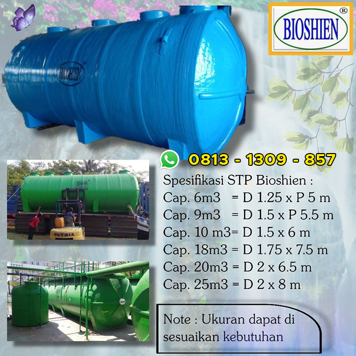 Bio Septic Tank Ramah Lingkungan Biotech Bioshien Fiberglass