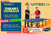 Jual Meja Pingpong VITEC Z.8 – Kualitas Pro, Harga Promo! Bo