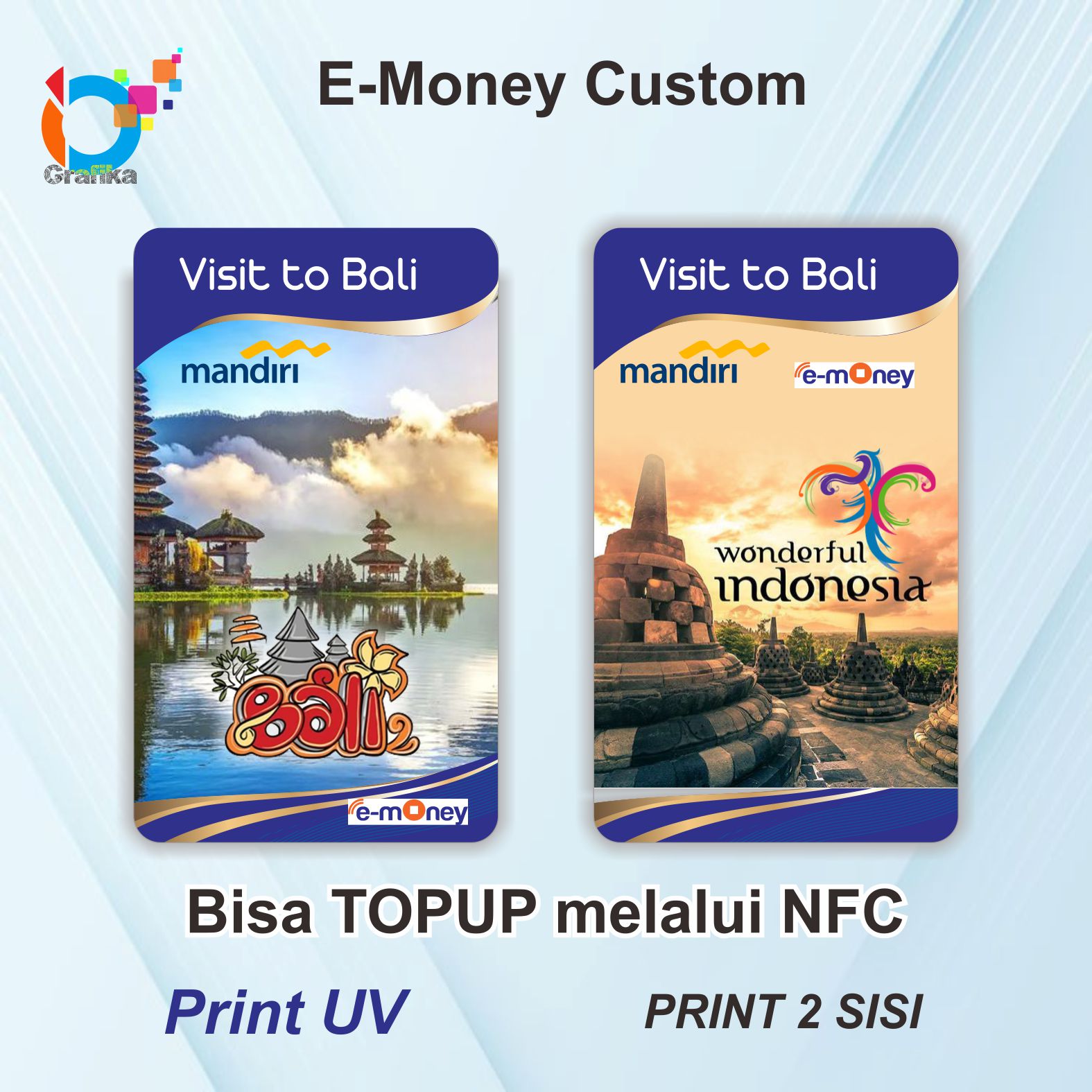Cetak E-Money Custom Desain